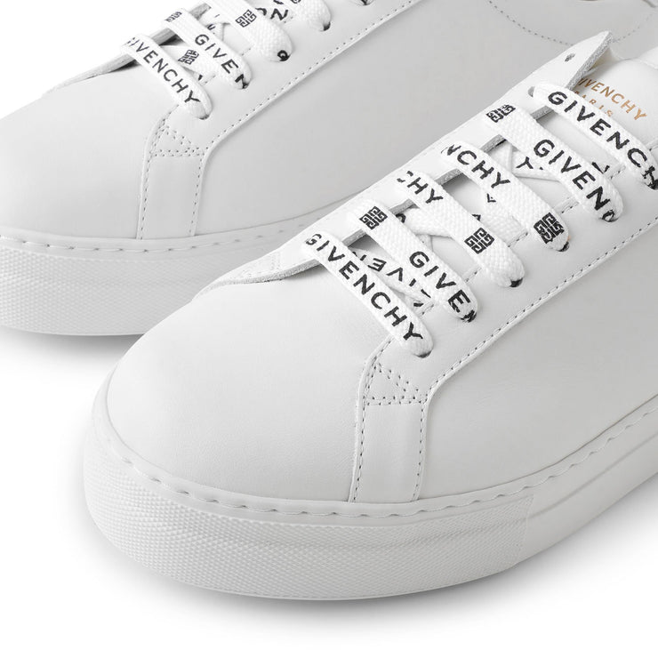 GIVENCHY Urban Street Leather Sneakers With Logo Strap | Holt Renfrew